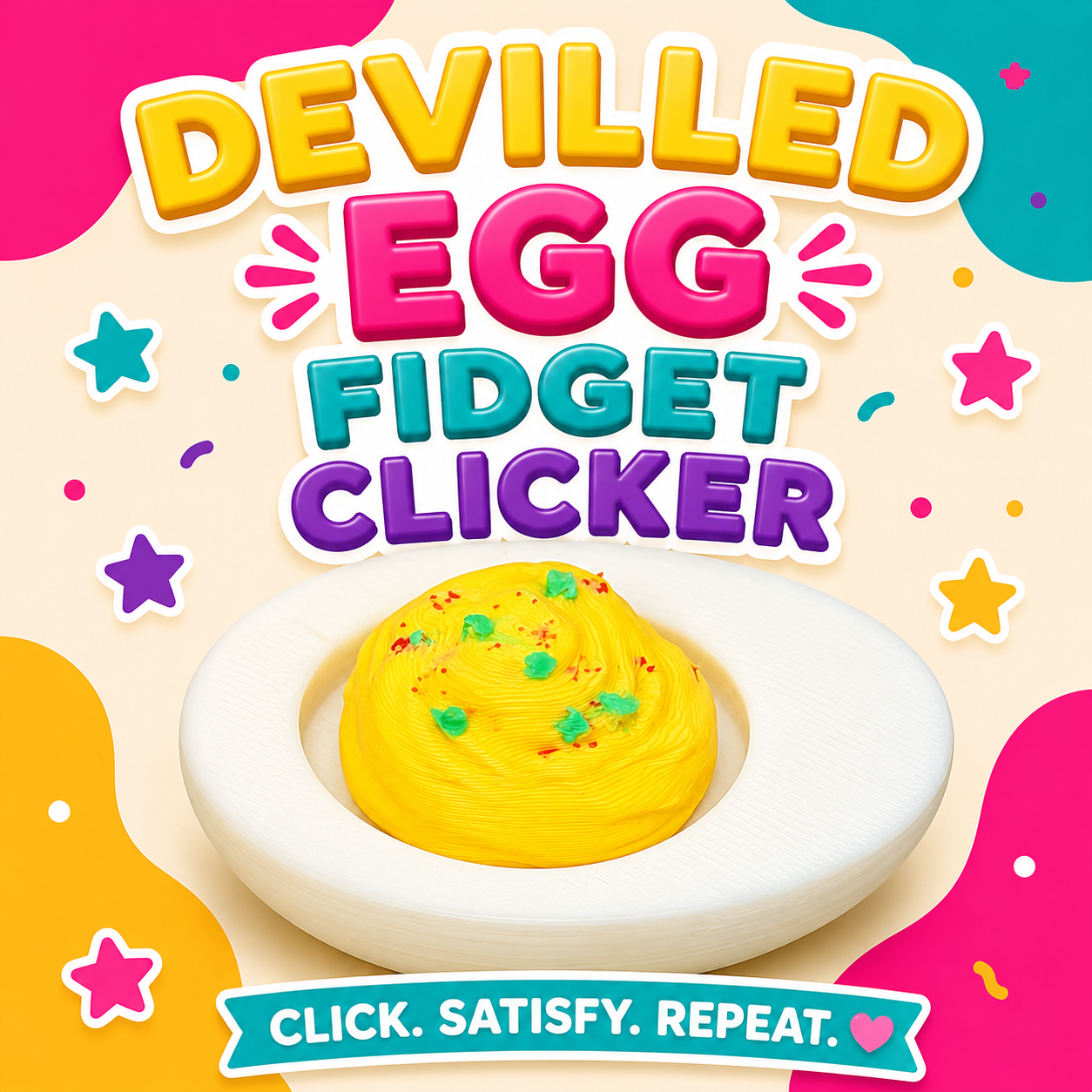 Devilled Egg Fidget Clicker