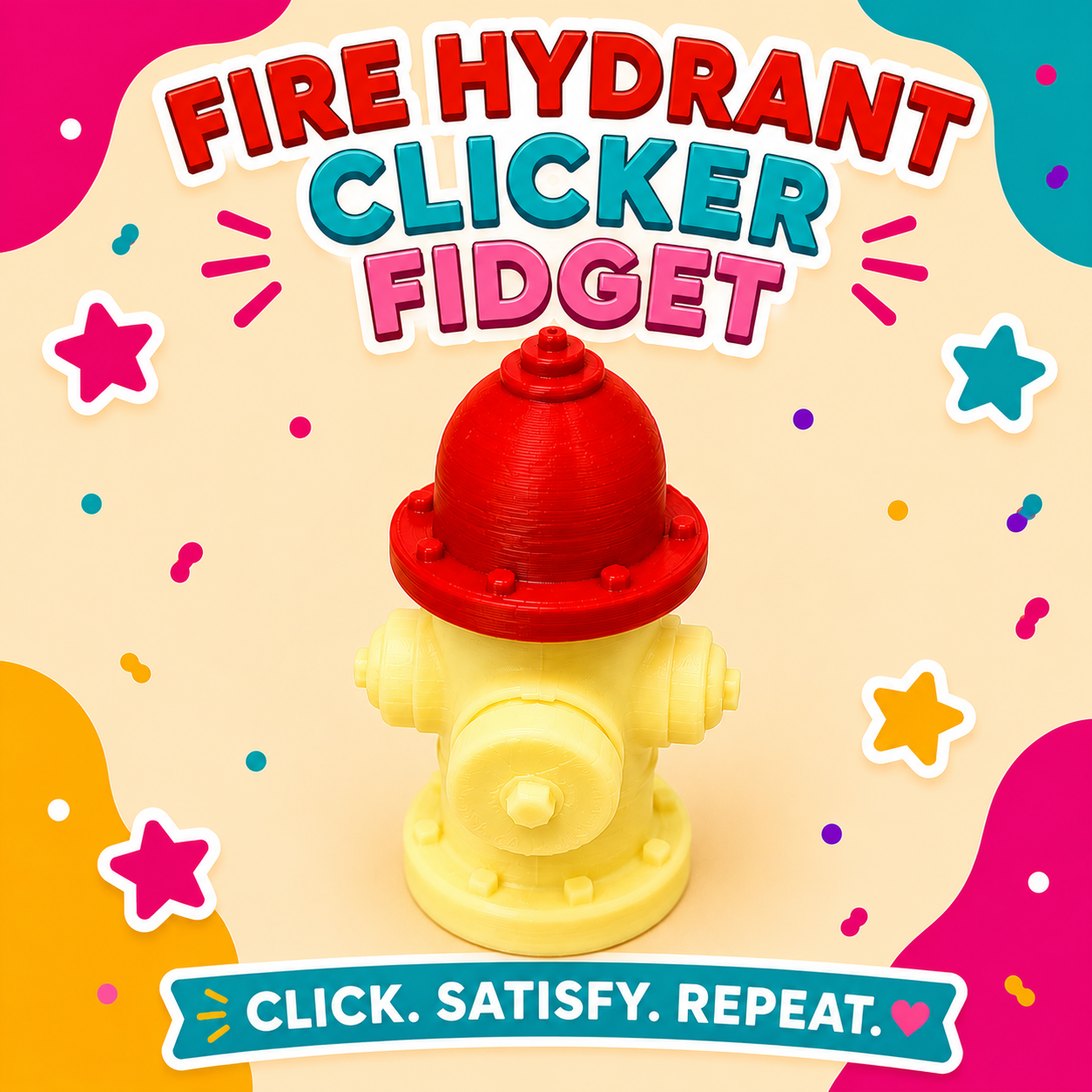 Fire Hydrant Fidget Clicker
