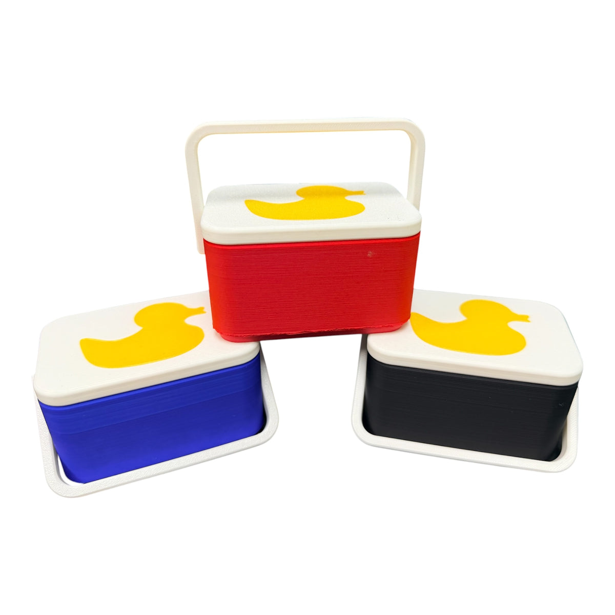 Mini Duck "Igloo" Cooler With 30 Mouse Ear Flat Ducks