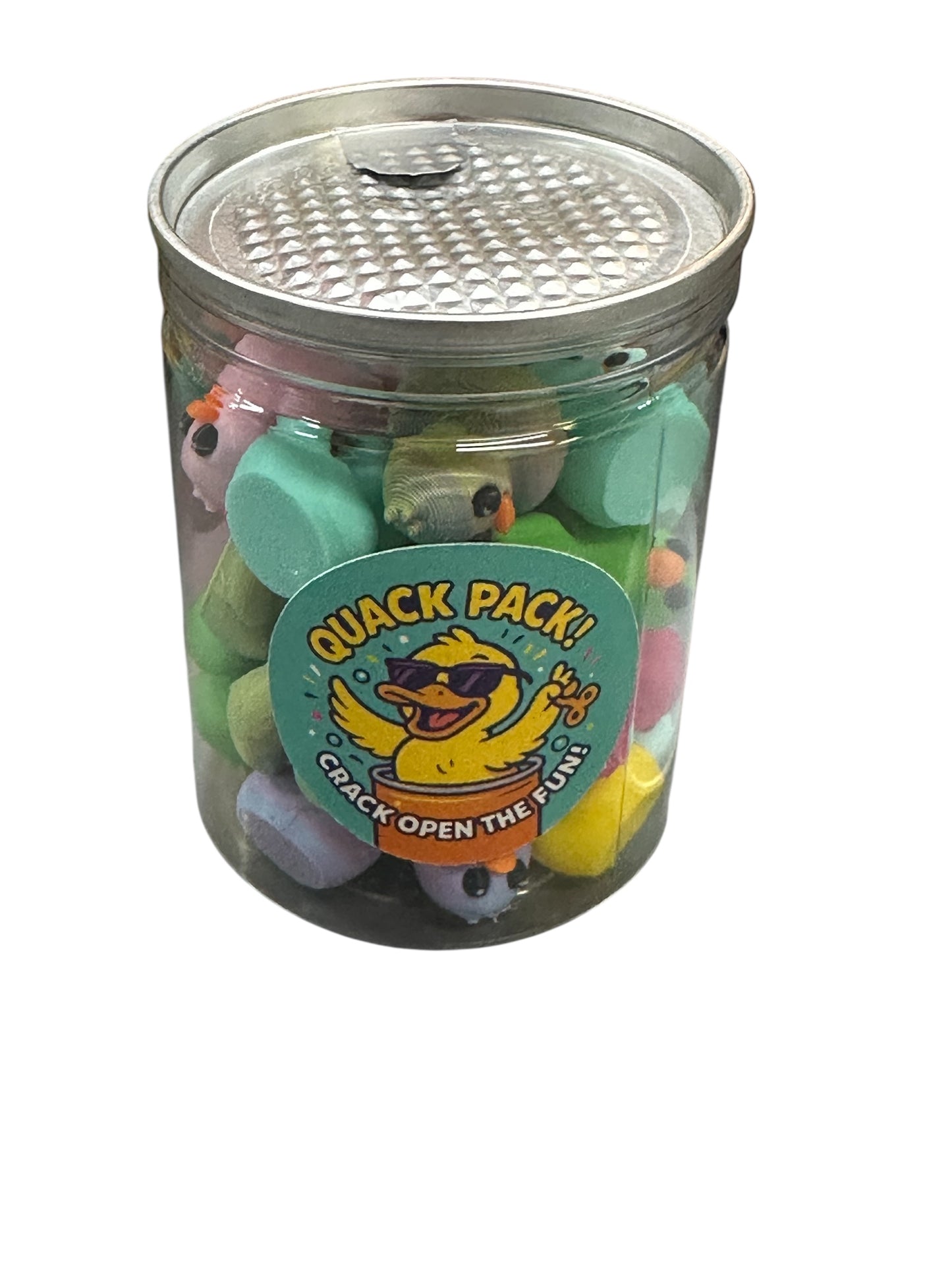 The Original Quack Pack! Pop A Can Of Mini Ducks