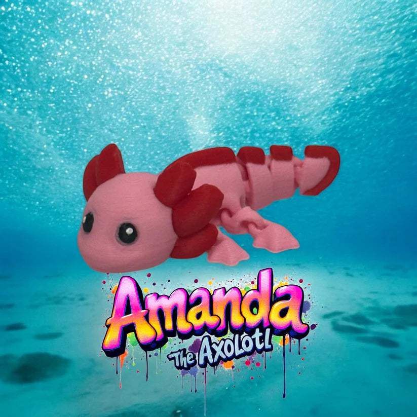 Amanda The Axolotl Fidget Toy
