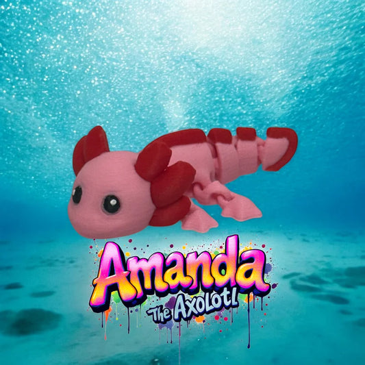 Amanda The Axolotl Fidget Toy