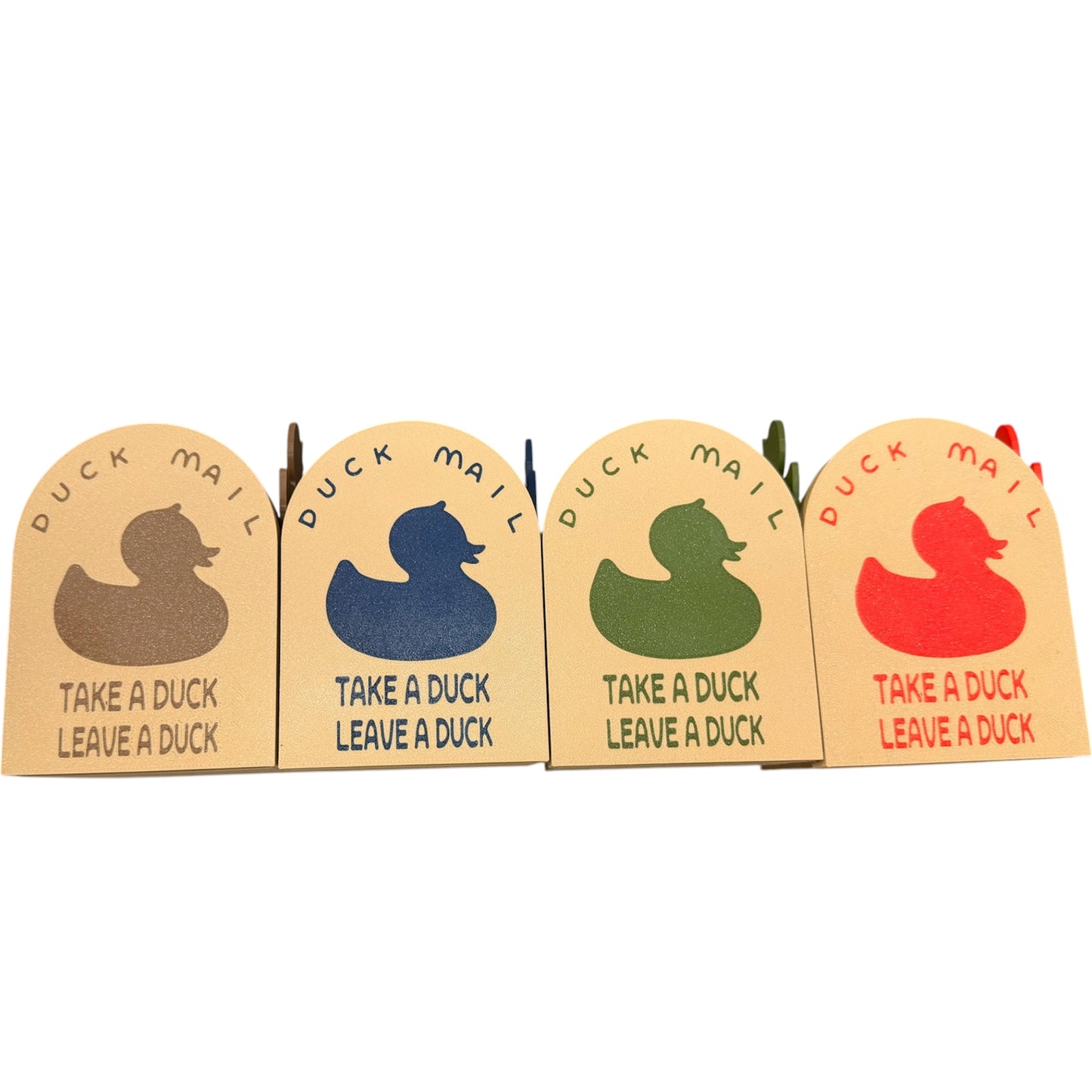 Magnetic Cruise Duck Mailbox (Matte Tan)