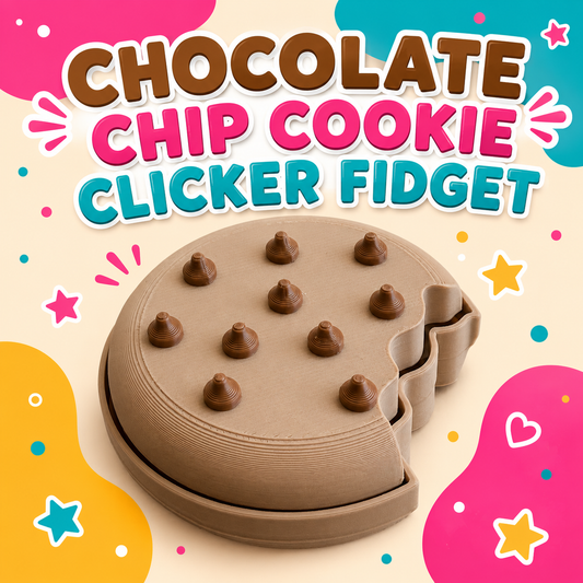 Chocolate Chip Cookie Fidget Clicker