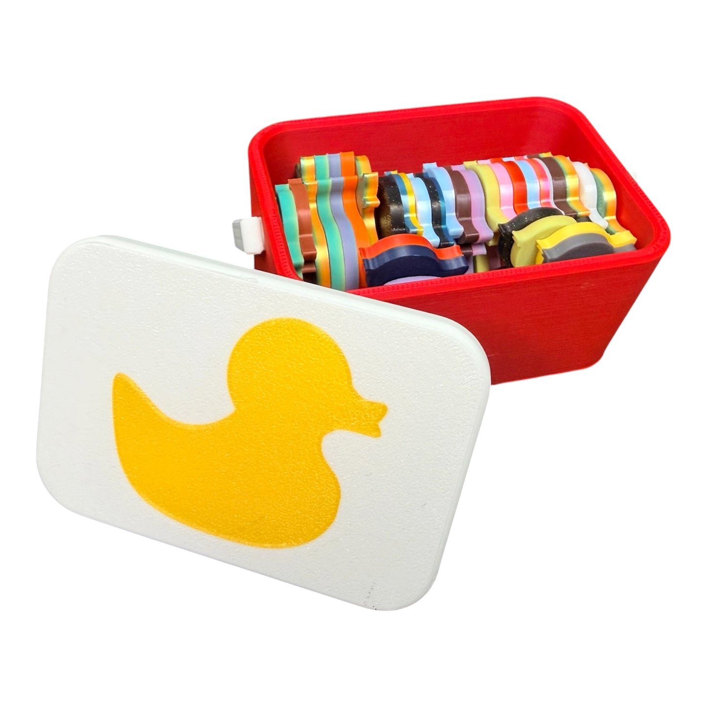 Mini Duck "Igloo" Cooler With 30 Mouse Ear Flat Ducks
