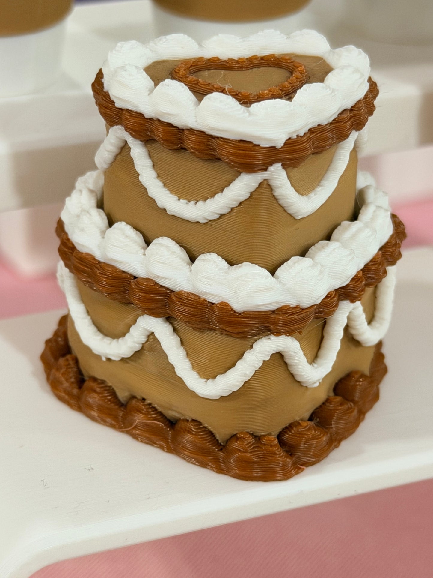 2-Tier Chocolate Cake Clicker Fidget