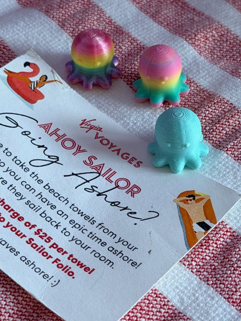 Bag of 3D Printed Octopus for Virgin Voyages – Duck Trend’s Chaotic Cousin