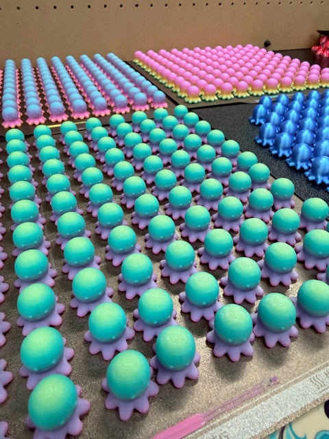 Bag of 3D Printed Octopus for Virgin Voyages – Duck Trend’s Chaotic Cousin