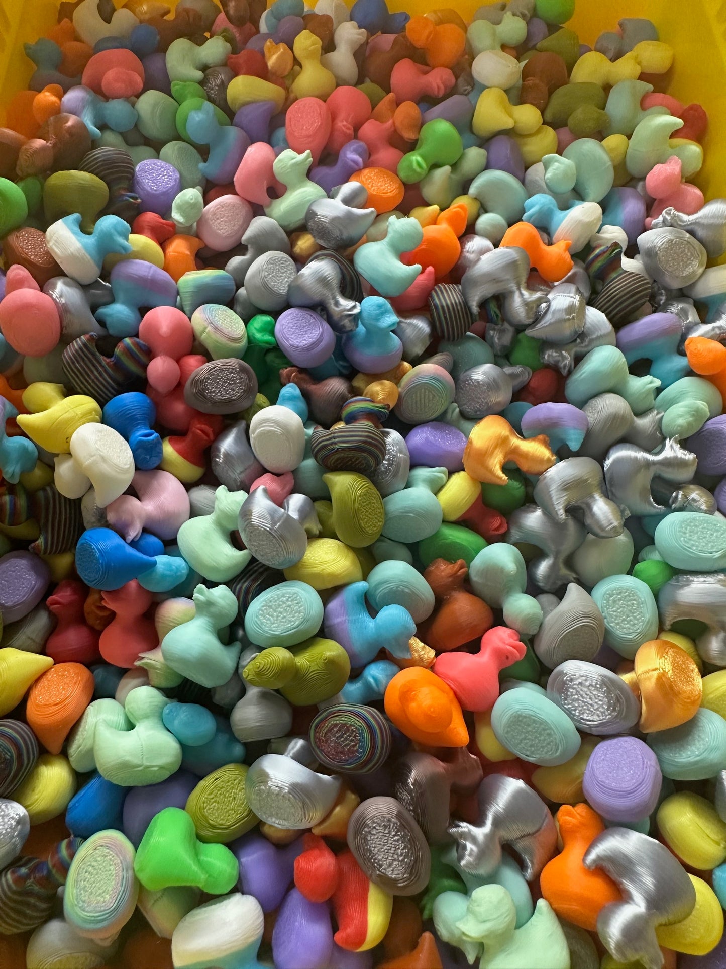 Bag Of Colorful Assorted Mini Ducks