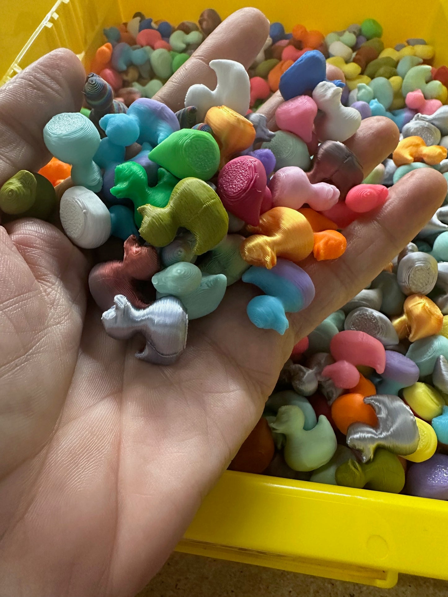 Bag Of Colorful Assorted Mini Ducks