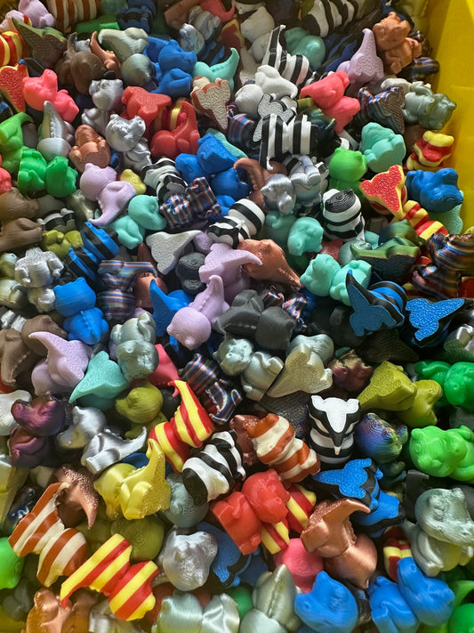 Bag Of Colorful Assorted Mini Crocodiles