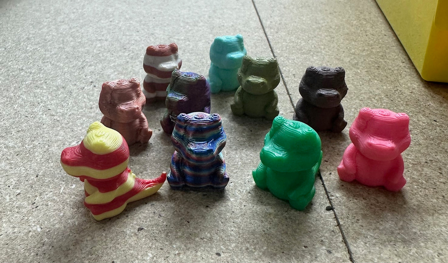 Bag Of Colorful Assorted Mini Crocodiles
