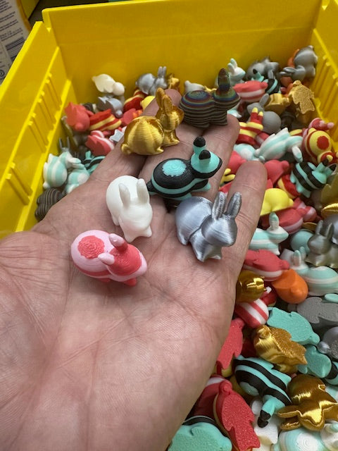 Bag Of Colorful Assorted Mini Bunnies