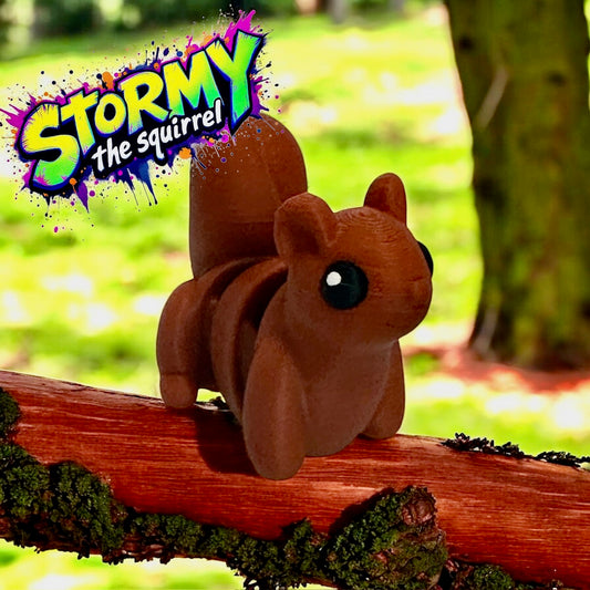 Stormy The Squirrel Fidget Toy